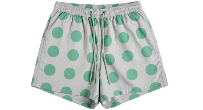 Isolated Polka Dot Shorts