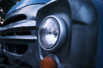 Front of a big old truck