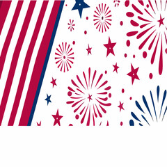 Obraz premium stars and stripes