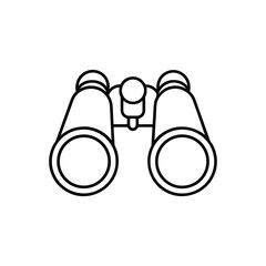 binoculars line art