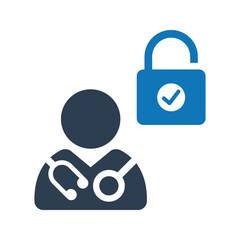 Doctor lock icon