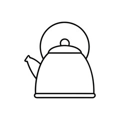 Obraz premium kettle line art