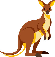 Fototapeta premium kangaroo with baby