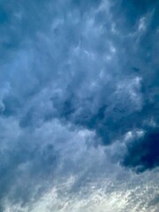 Dark cloudy sky background