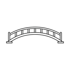 Simple Outline of an Arch Bridge