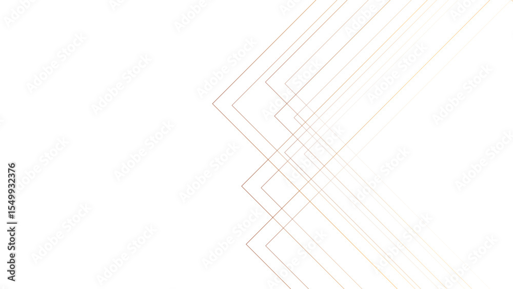 Poster abstract minimalist background with overlapping geometric squares with golden lines. aesthetic is cl