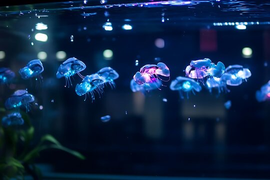 Xenobot-inspired soft robotic clusters pulsing rhythmically in a nutrient solution tank