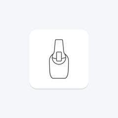 Nail Base Coat, vector, pixel perfect, illustrator file