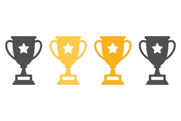 Trophy award vector illustration design graphic