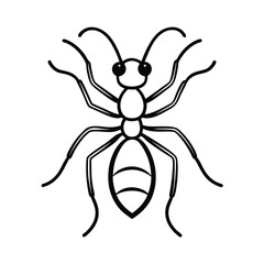 ant line pattern symbol design vector art