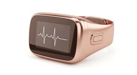 Smart ring with heart rate monitoring for health-conscious individuals