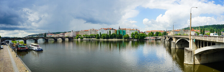 Moldava river, Prague, Czech Republic