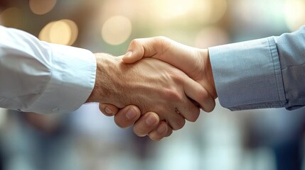 Business colleagues greeting new hires during a job interview, shaking hands and discussing the role and expectations for future growth and team integration.