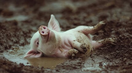 Piglet in Mud (1)