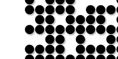 Black tiles wall. round marble textures, ball tiles. Top view pavement circle block black texture with seamless patterns floor background. Air Bubble wrap texture background. Textured Background.