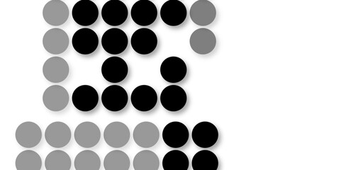 Black tiles wall. round marble textures, ball tiles. Top view pavement circle block black texture with seamless patterns floor background. Air Bubble wrap texture background. Textured Background.