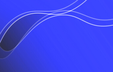 Abstract blue background with amooth shapes in it