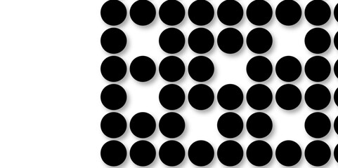 Black tiles wall. round marble textures, ball tiles. Top view pavement circle block black texture with seamless patterns floor background. Air Bubble wrap texture background. Textured Background.