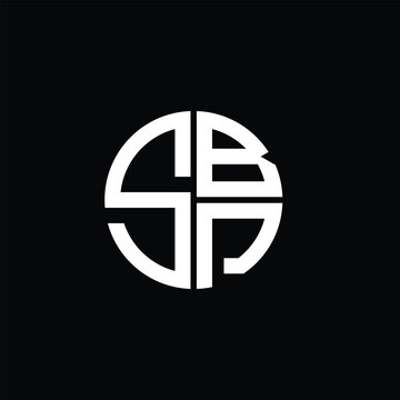 SBP logo SBP icon SBP monogram SBP letter minimalist Circle flat Unique modern abstract logo design.