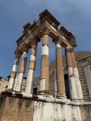 Roman Temple in Brescia, Italy