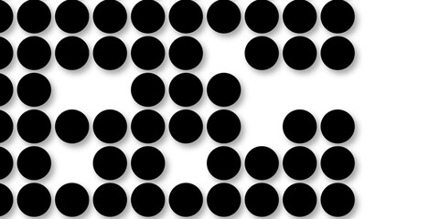 Black tiles wall. round marble textures, ball tiles. Top view pavement circle block black texture with seamless patterns floor background. Air Bubble wrap texture background. Textured Background.