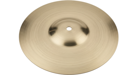 Isolated Golden Cymbal