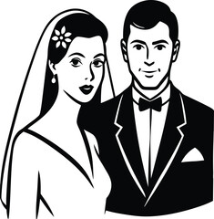 silhouette of a couple