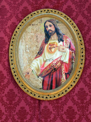 image of Jesus Christ in a religious ceremony