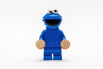 Fototapeta premium The Cookie Monster from Sesame Street