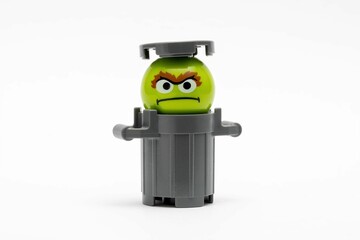 Naklejka premium Oscar the Grouch from Sesame Street