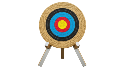 Isolated Archery Target
