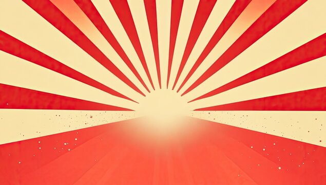 Retro sunburst background with soft lighting