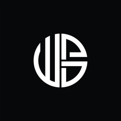 WPD logo WPD icon WPD monogram WPD letter minimalist Circle flat Unique modern abstract logo design.