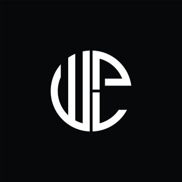 WPL logo WPL icon WPL monogram WPL letter minimalist Circle flat Unique modern abstract logo design.