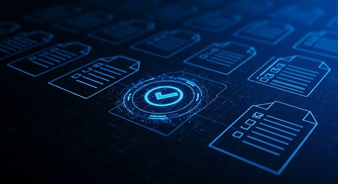 Digital document management system with checklist and data verification concept - Powered by Adobe