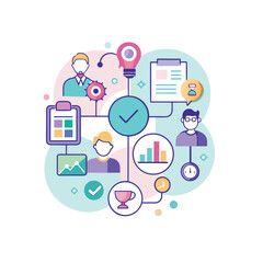 -icon-set-of-business-team-collaboration--progress.eps