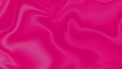 Seamless Vibrant Bright Pink Abstract Background with Wavy Fluid Dynamic Textures in Dreamy...