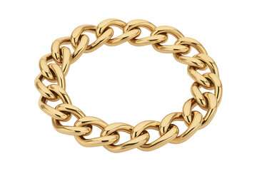 Obraz premium Golden Chain Link Bracelet