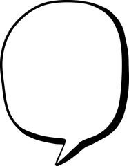 Classic Comic Thought Bubble With Small Dots