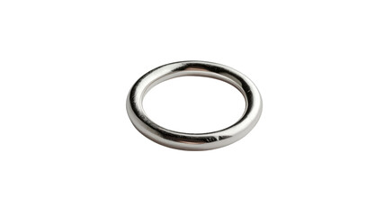 Polished Metal Ring, Round Metal Loop, Circular Metal Hardware