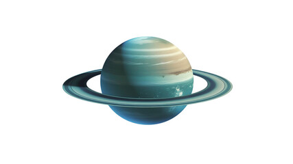 Stunning 3D Render of a Gas Giant Planet with Rings