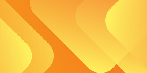 Abstract orange and yellow geometric background. Dynamic shapes composition. Cool background design for posters.