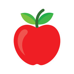Red apple vector art