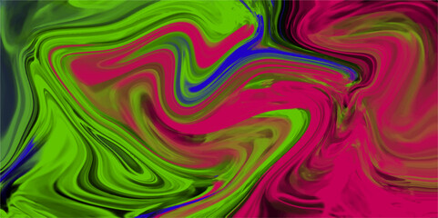 Obraz premium Abstract Multicolor Silk & Satin Texture Seamless Flowing Soft Waves & Swirls Pattern Portrays Light. Bright pattern on liquid. Marble texture. Abstract vector background. 