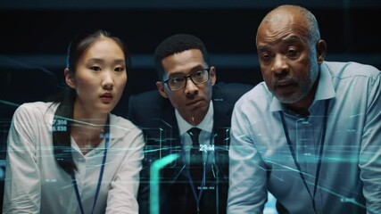 Smiling healthcare professionals and business people are working as a team in a clinic office - Powered by Adobe