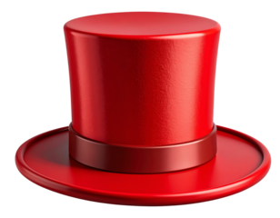 A stylized top hat graphic designed for game asset libraries, rendered in solid color