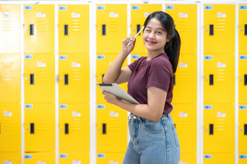 The faculty designed an interactive classroom session where Asian school girls used laptops to simulate real-world problems in a dynamic university environment.