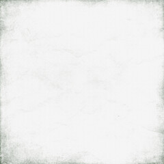 Vintage white grunge paper texture with subtle stains and faded vignette edges, distressed background ideal for invitations, scrapbooking, overlays, posters, and graphic design.