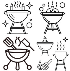 some necessary icon design set vector art 