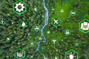 Environmental technology concept. Sustainable development goals. SDGs.